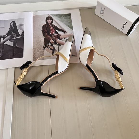 Prada 2024ss t with contrasting bow heels - Picture 3 of 9